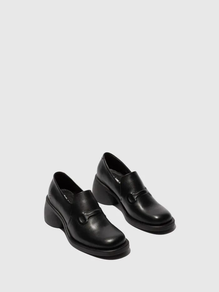 Slipon Shoes HOIL137FLY BLACK Women Fly London Shoes