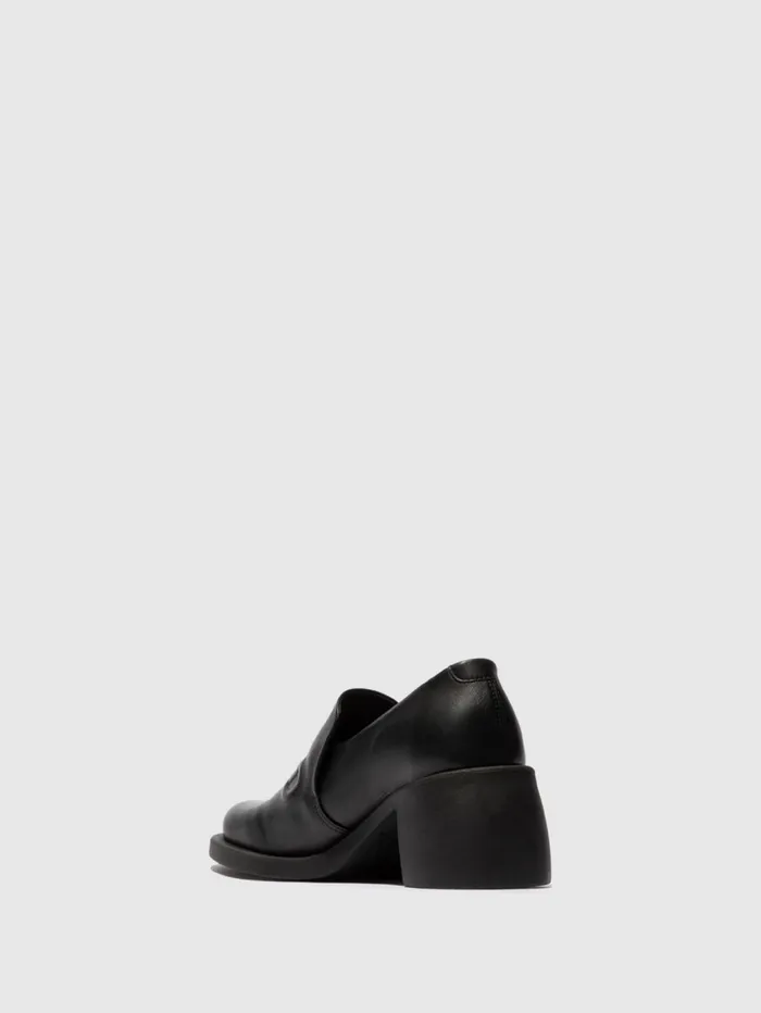 Slipon Shoes HOIL137FLY BLACK Women Fly London Shoes