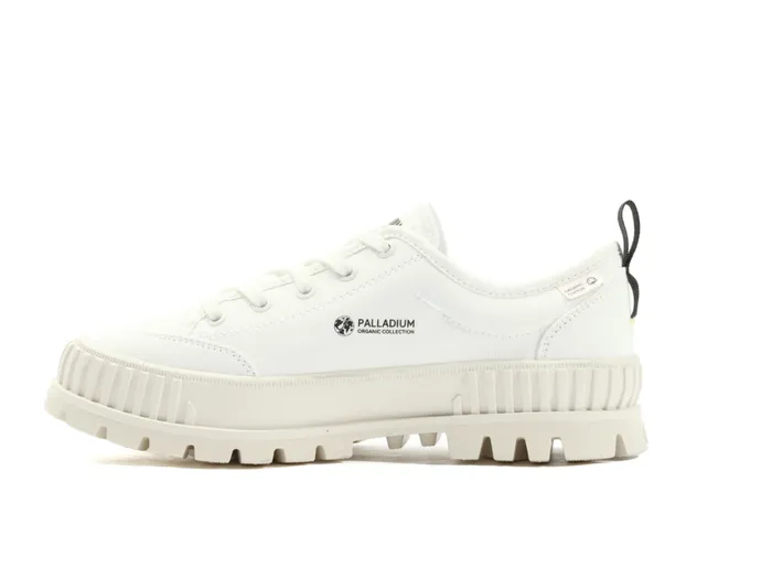 Sneakers Kids PALLADIUM PALLASHOCK LO ORGANIC 2 Star White Sneakers Kids PALLADIUM PALLASHOCK LO ORGANIC 2 Star White
