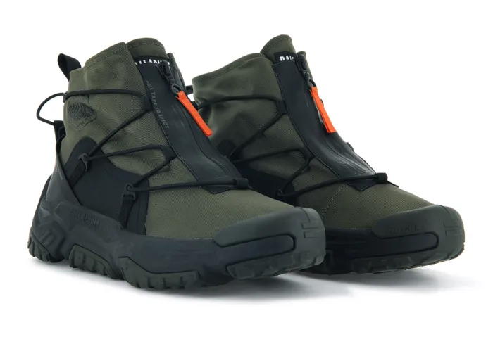 Sneakers Men PALLADIUM OFFGRID HI ZIP WATERPROOF Olive Night Sneakers Men PALLADIUM OFFGRID HI ZIP WATERPROOF Olive Night