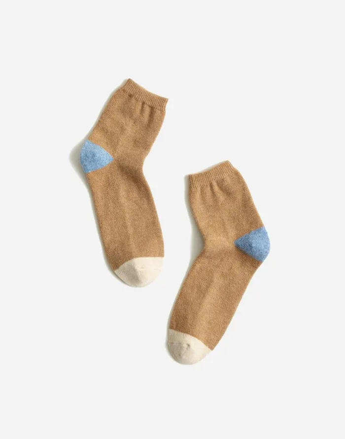 Socks Women Madewell Plush Ankle Socks Pale Dawn