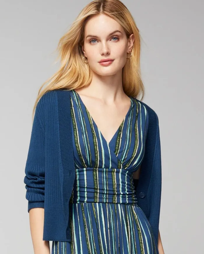 Soma Luxe Soft Ribbed Cardigan Black Women Sweaters and Jackets