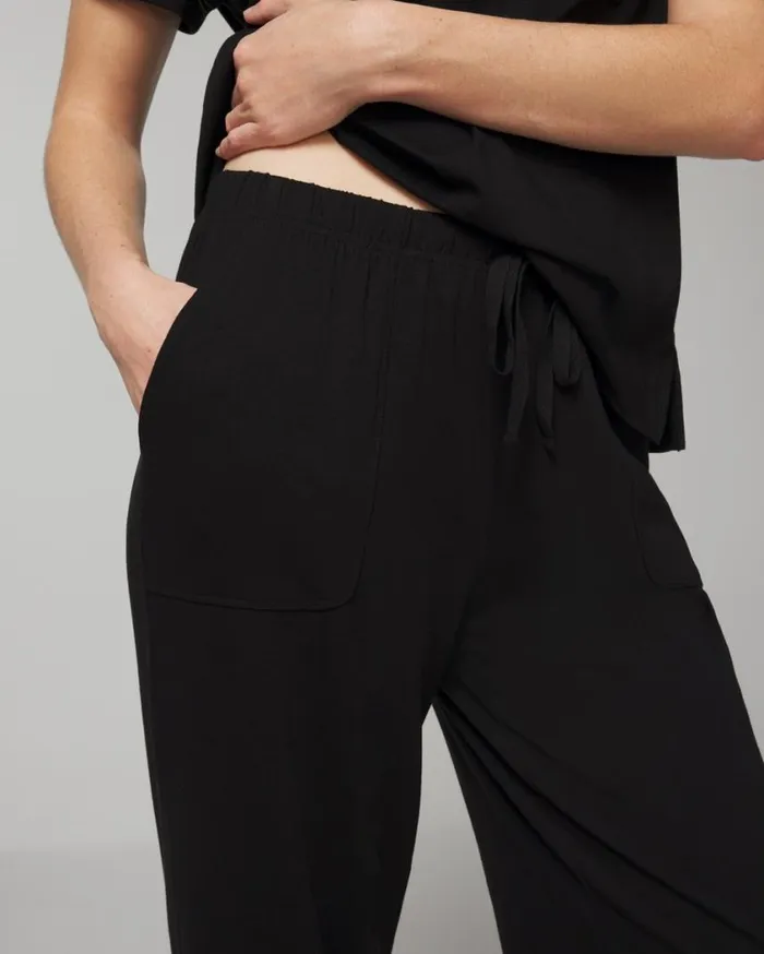 Soma Most Loved Cotton Pants Heather Agate Women Pajama Bottoms