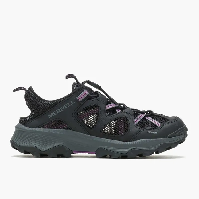 Speed Strike Leather Sieve Black Women Merrell SlipOns