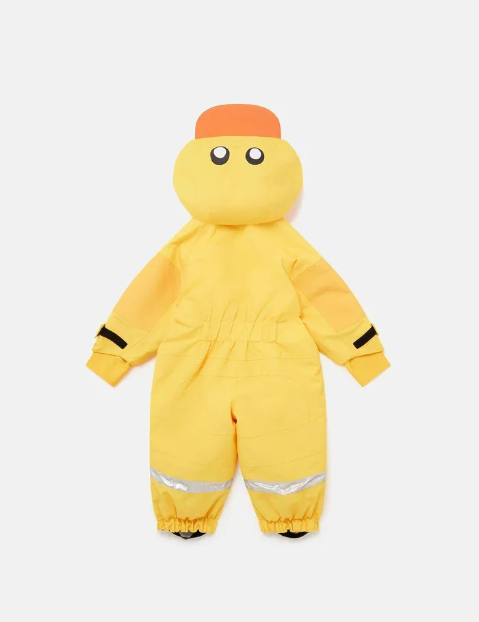 Stella McCartney Baby Boys Kids Duckling Hooded Zippered Jumpsuit Yellow Stella McCartney Baby Boys Kids Duckling Hooded Zippered Jumpsuit Yellow