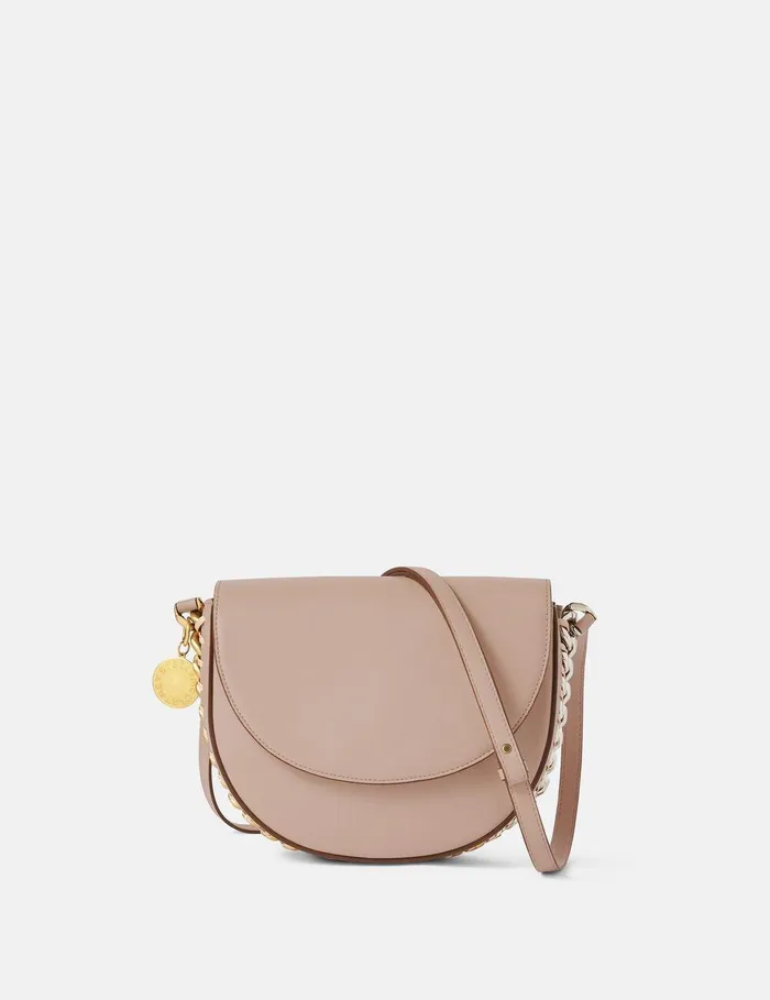 Stella McCartney Mini Bags And Clutches Women Frayme Medium Flap Shoulder Bag Blush Stella McCartney Mini Bags And Clutches Women Frayme Medium Flap Shoulder Bag Blush