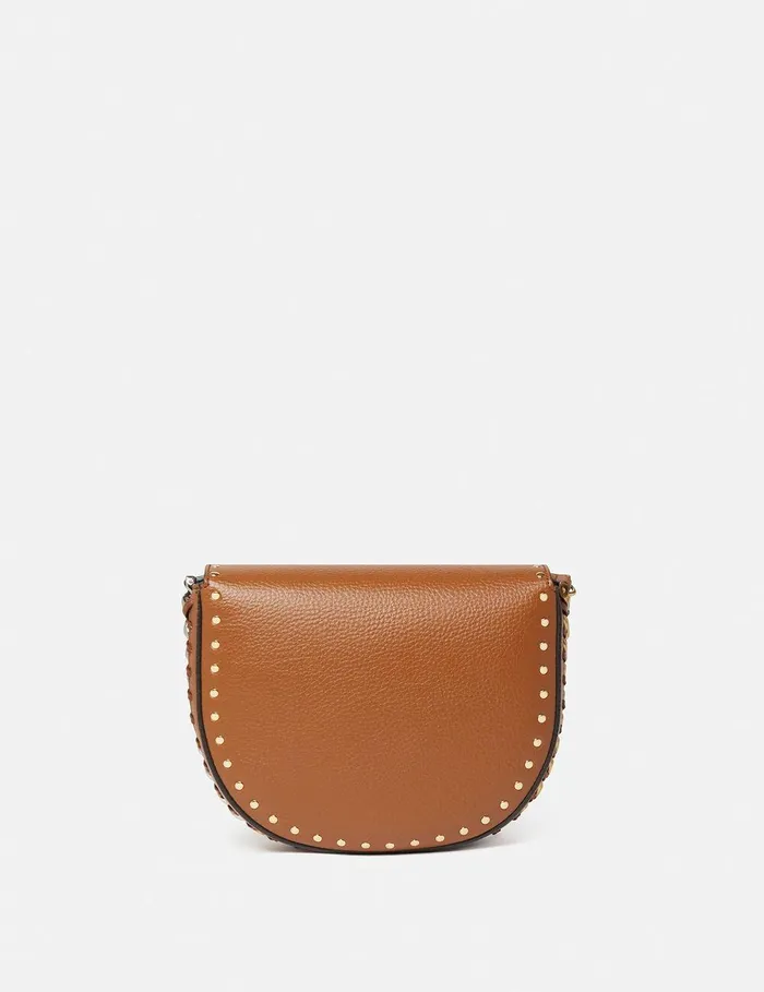 Stella McCartney Mini Bags And Clutches Women Frayme Studded Grainy Alter Mat Medium Flap Shoulder Bag Pecan Stella McCartney Mini Bags And Clutches Women Frayme Studded Grainy Alter Mat Medium Flap Shoulder Bag Pecan