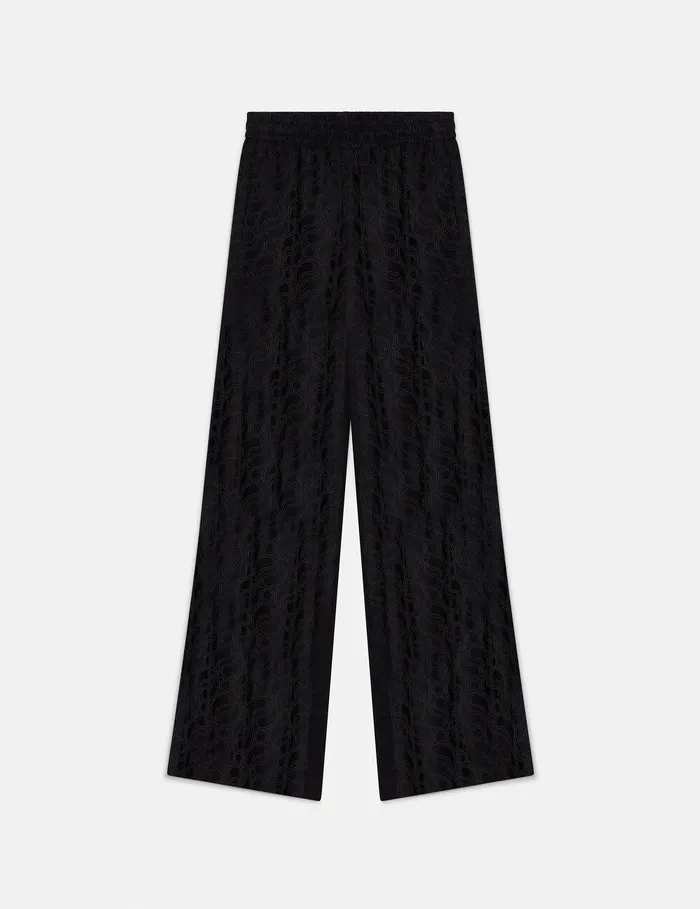 Stella McCartney Pants And Shorts Women WideLeg SWave Trousers Black