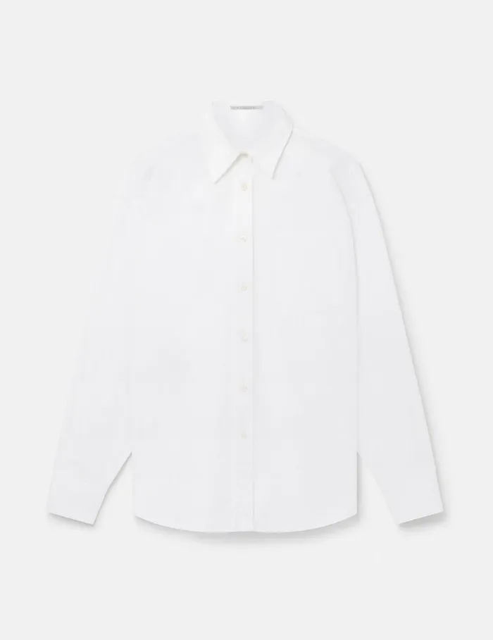 Stella McCartney Shirts And Tops Women Regenerative Cotton Boyfriend Shirt Pure White Stella McCartney Shirts And Tops Women Regenerative Cotton Boyfriend Shirt Pure White