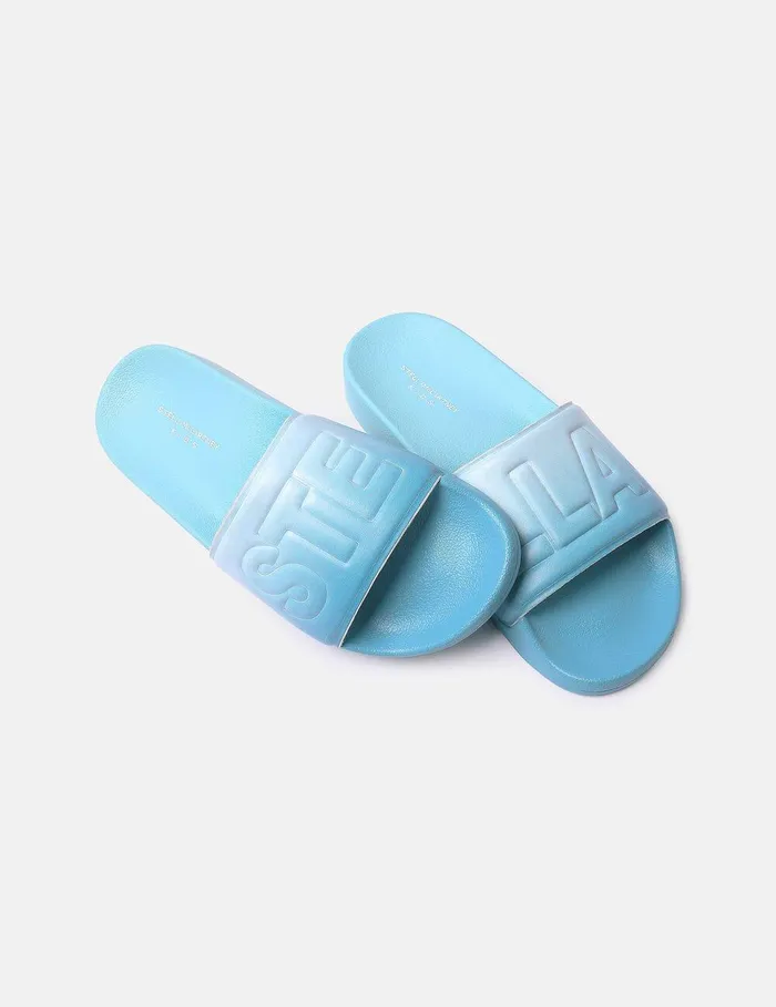 Stella McCartney Shoes And Accessories Kids Stella Ombr Pool Slides Blue Stella McCartney Shoes And Accessories Kids Stella Ombr Pool Slides Blue