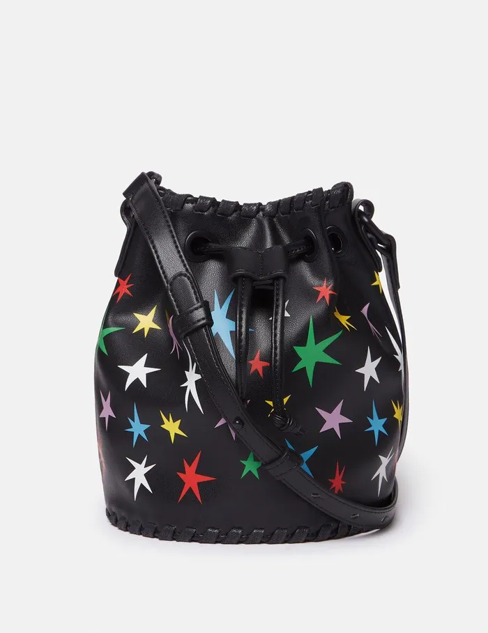 Stella McCartney Shoes And Bags Kids Star Pattern Bucket Bag Multicolour