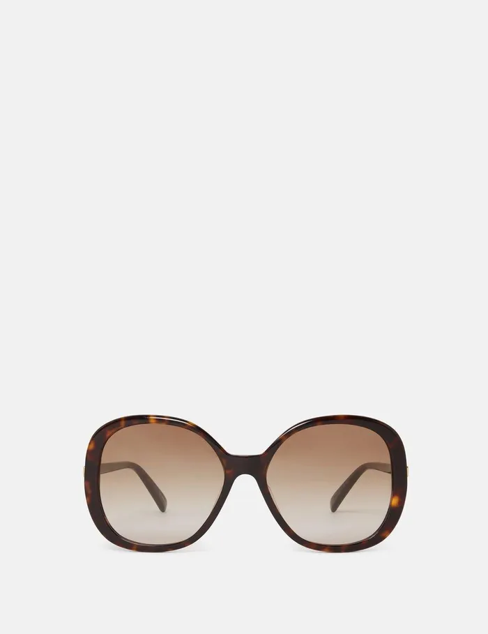 Stella McCartney Sunglasses Women Oversized Round Gradient Sunglasses Glossy Dark Havana Stella McCartney Sunglasses Women Oversized Round Gradient Sunglasses Glossy Dark Havana