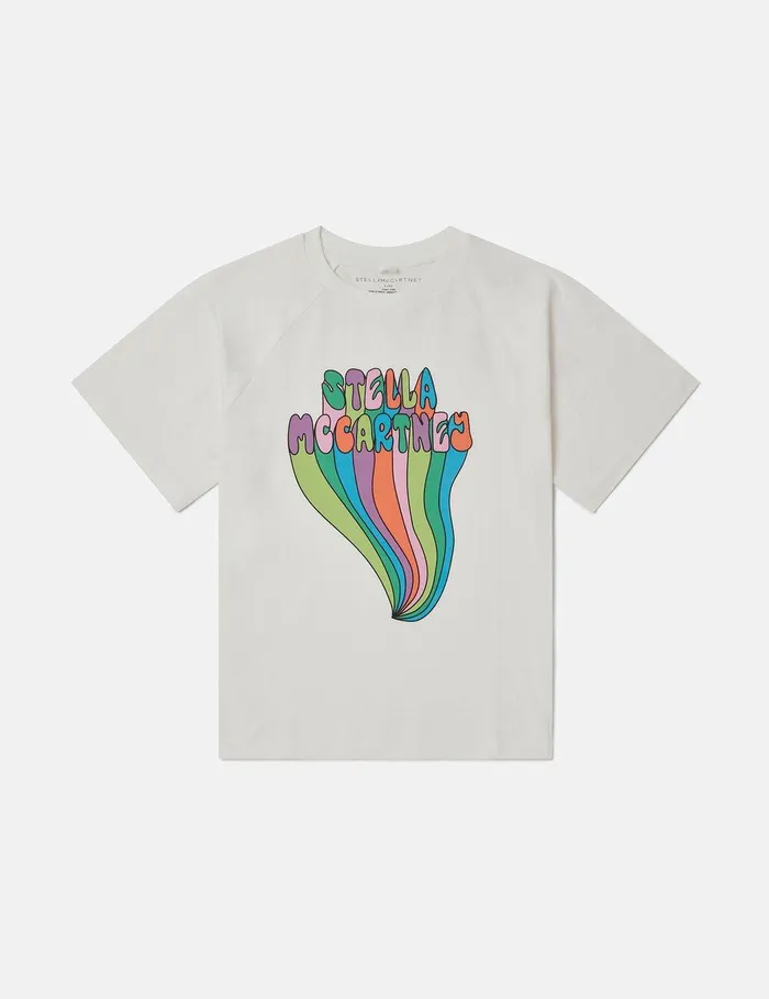Stella McCartney TShirts And Tops Kids Stella Graphic TShirt Ivory