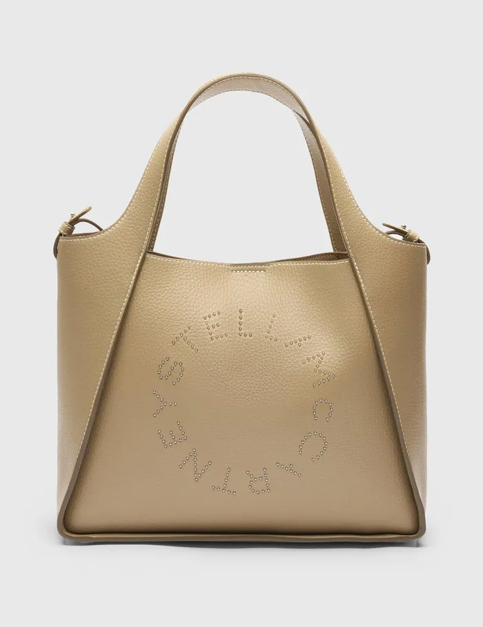 Stella McCartney TopHandle Bags Women Logo Top Handle Crossbody Tote Bag Bamboo Stella McCartney TopHandle Bags Women Logo Top Handle Crossbody Tote Bag Bamboo