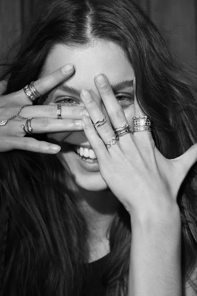 Sterling Silver Ring Juju Gray Women Baandsh Jewelry