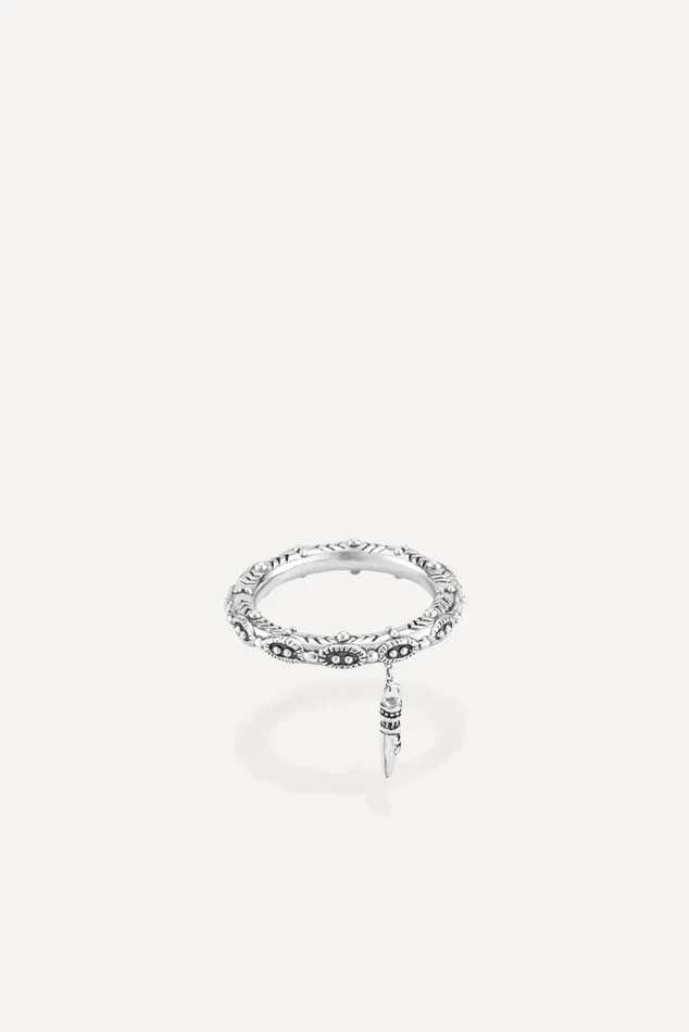 Sterling Silver Ring Juju Gray Women Baandsh Jewelry