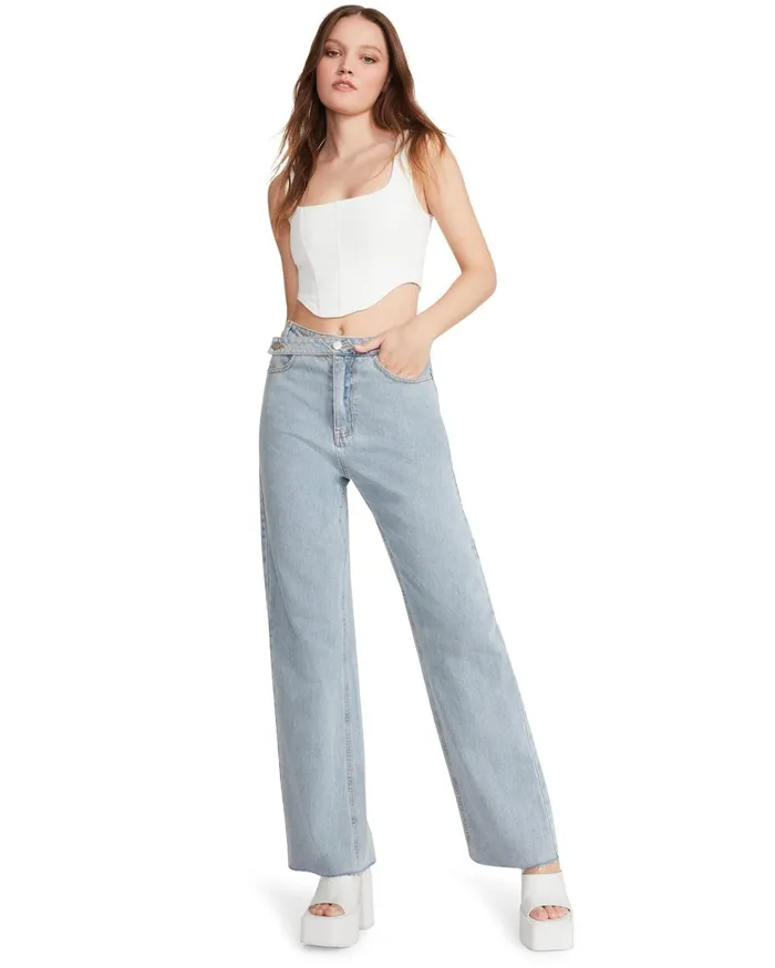Steve Madden Corset Top White Womens Tops Steve Madden Corset Top White Womens Tops