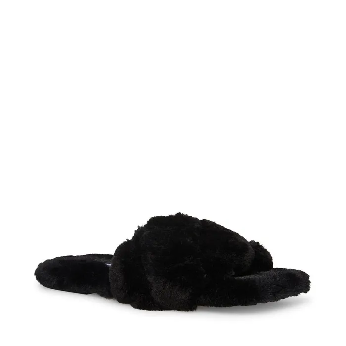 Steve Madden Dreams Black Womens Slippers Steve Madden Dreams Black Womens Slippers
