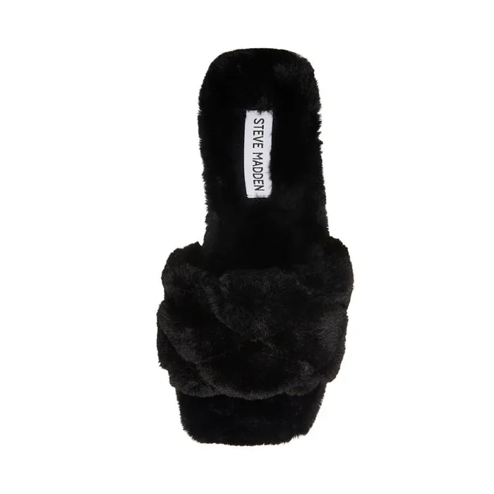 Steve Madden Dreams Black Womens Slippers Steve Madden Dreams Black Womens Slippers