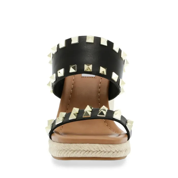 Steve Madden Mackie S Black Multi Womens Wedges Steve Madden Mackie S Black Multi Womens Wedges