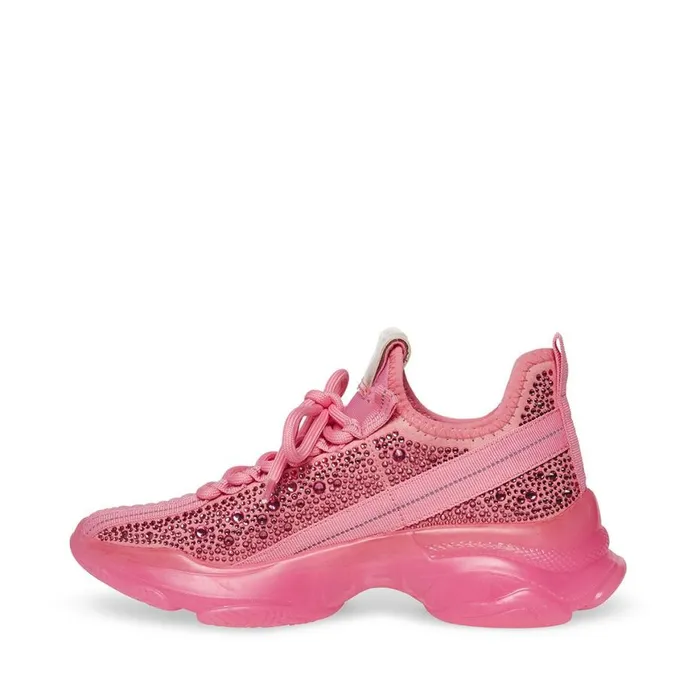 Steve Madden Maxima Hot Pink Womens Sneakers