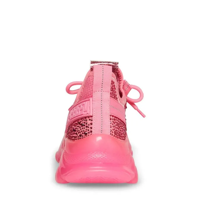 Steve Madden Maxima Hot Pink Womens Sneakers