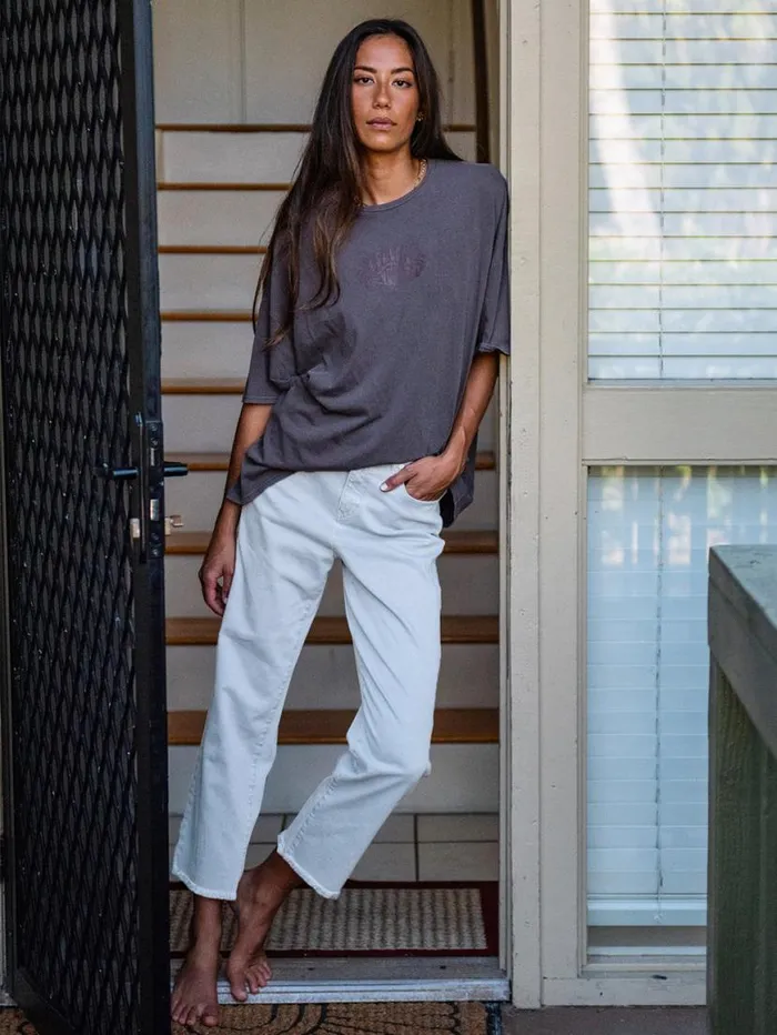 Stone Step High Rise Pants 8211 Allover Stone Light Womens Volcom Bottoms