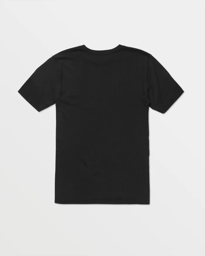 Stone Tech Short Sleeve Tee 8211 Black Mens Volcom Mountain Biking