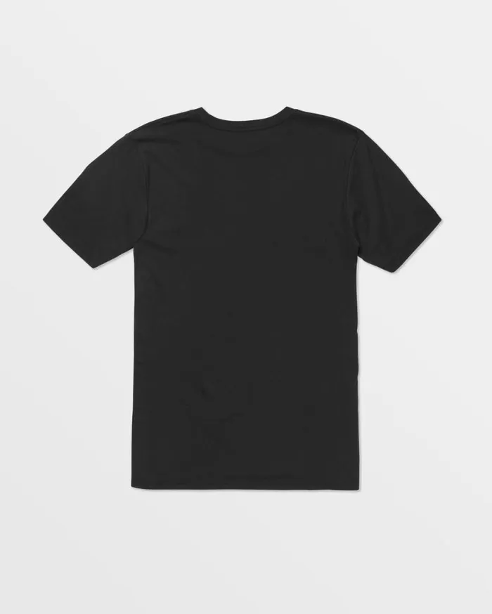 Stone Tech Short Sleeve Tee 8211 Black Mens Volcom Mountain Biking