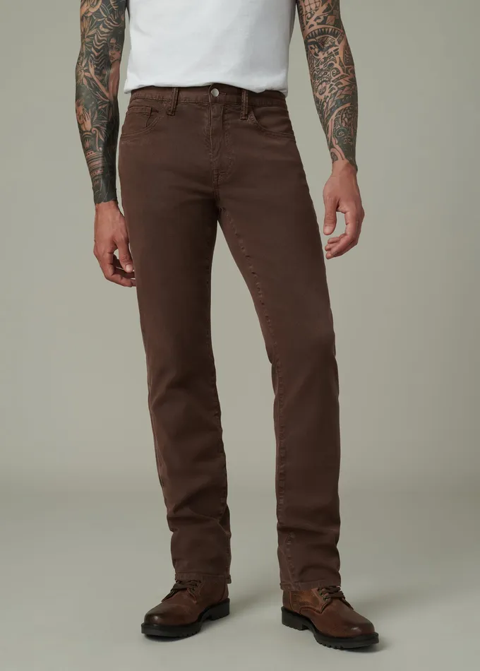 STRAIGHT NARROW Joe8217s Jeans Men THE BRIXTON TWILL Chocolate Martini