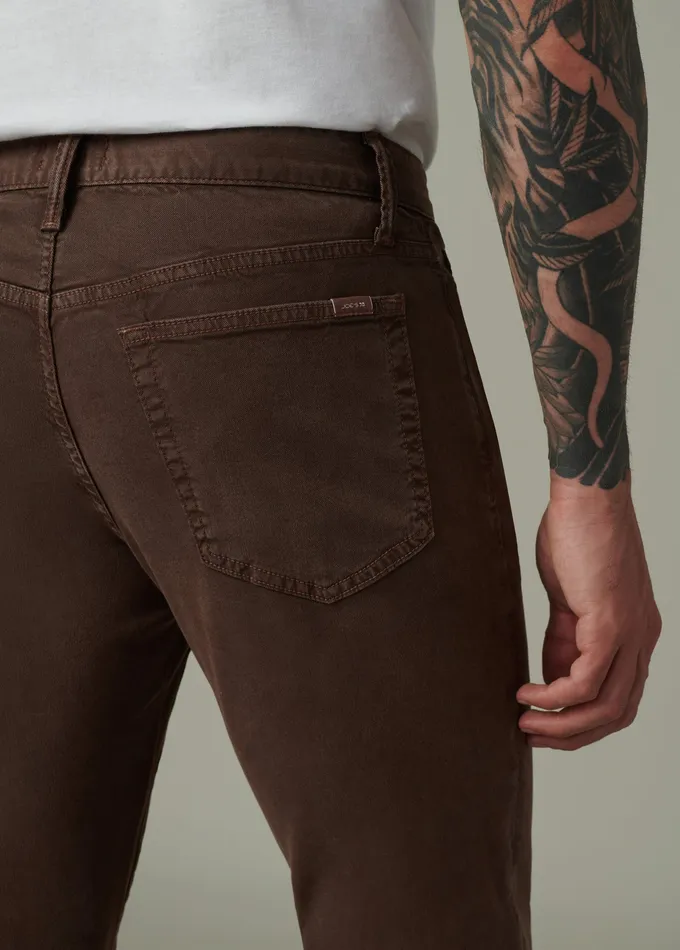 STRAIGHT NARROW Joe8217s Jeans Men THE BRIXTON TWILL Chocolate Martini