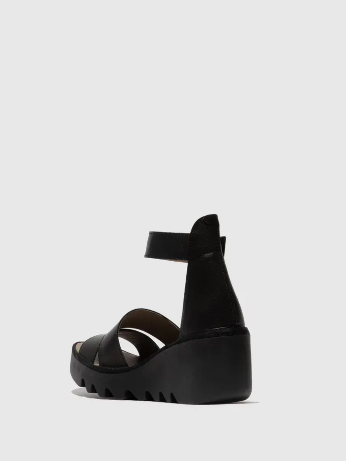 Strappy Sandals BONO290FLY BLACK Women Fly London Sandals
