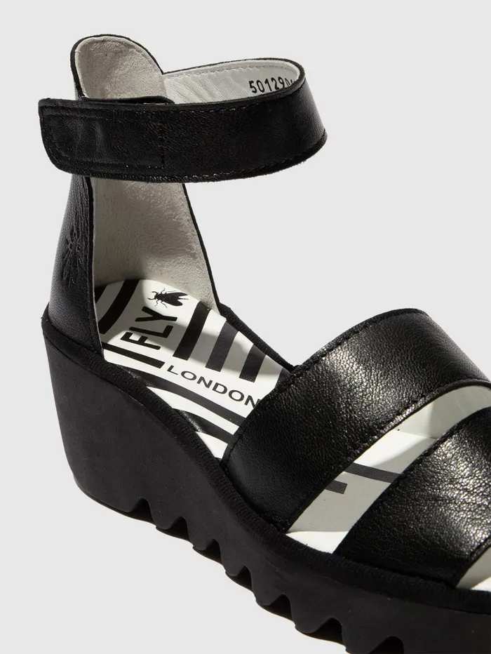 Strappy Sandals BONO290FLY MOUSSE BLACK Women Fly London Sandals