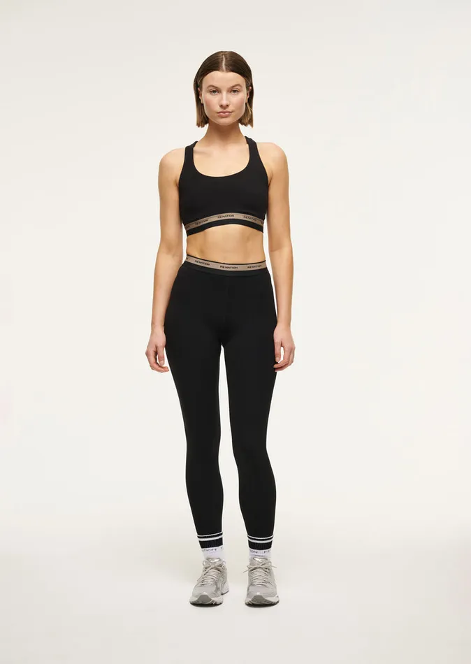 StudioSoft PE Nation Women AVANT FULL LENGTH LEGGING IN BLACK