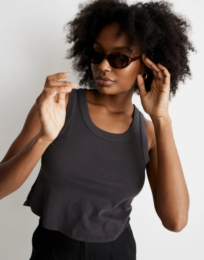 Sunglasses Women Madewell Russell Oval Sunglasses Afterglow Red Tort