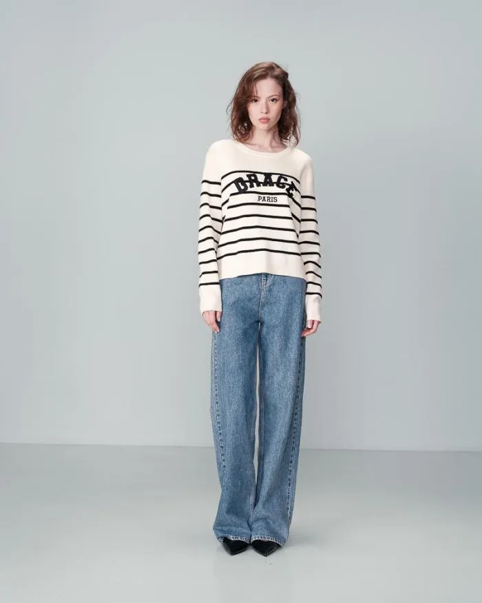SWEATER ECRU NAHIA Shop Grace and Mila Message Jumpers