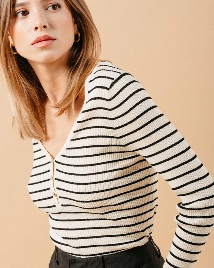SWEATER RAYURE MADDIE Shop Grace and Mila Striped Jumpers