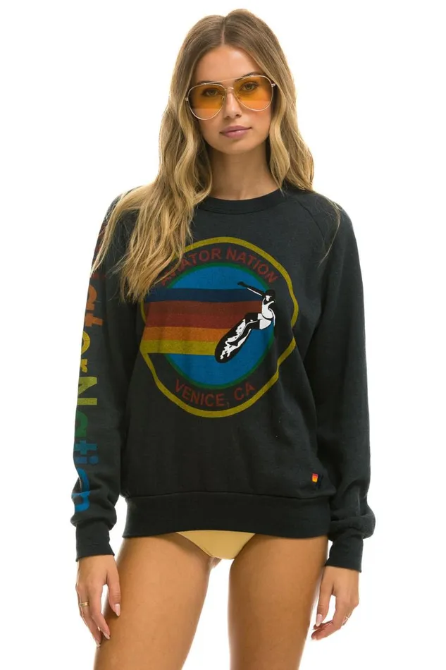 Sweatshirt 8211 Charcoal WomenMen Aviator Nation Sweatshirts