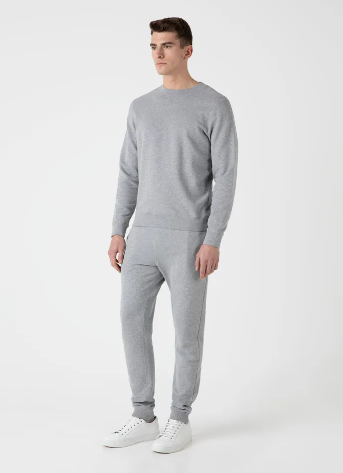Sweatshirts and Sweatpants Men ussunspel Loopback Tracksuit Grey Melange Sweatshirts and Sweatpants Men ussunspel Loopback Tracksuit Grey Melange