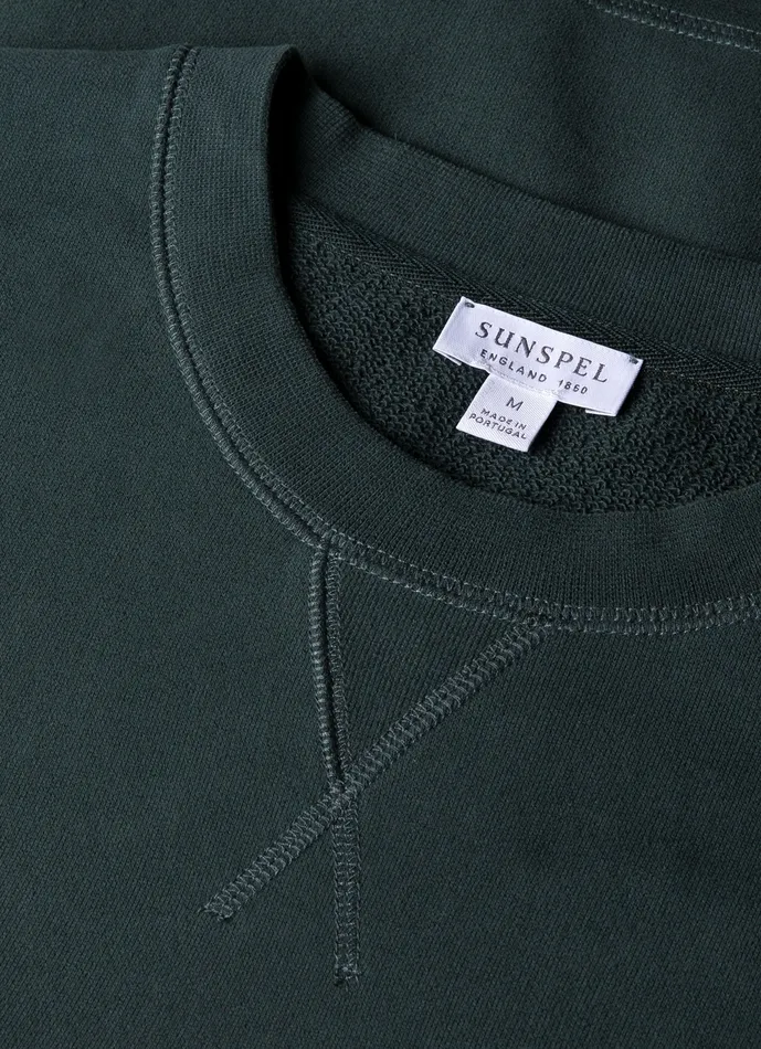 Sweatshirts and Sweatpants ussunspel Men Loopback Sweatshirt Holly Green Sweatshirts and Sweatpants ussunspel Men Loopback Sweatshirt Holly Green