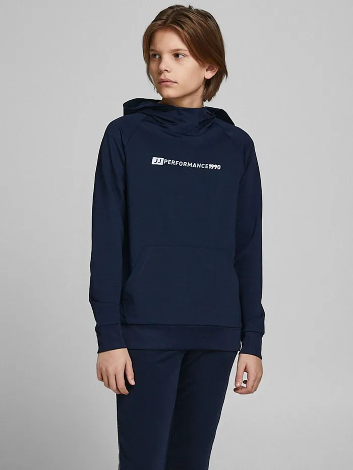 Sweatshirts JACK and JONES Junior BOYS KANGAROO POCKET HOODIE Blue Navy Blazer Online Sweatshirts JACK and JONES Junior BOYS KANGAROO POCKET HOODIE Blue Navy Blazer Online
