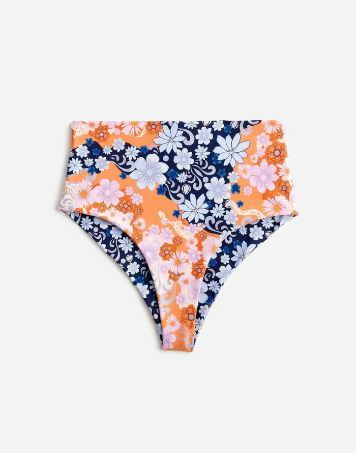 Swim Women Madewell Madewell X Agua Bendita Alicia Reversible Bikini Bottom Multi Swim Women Madewell Madewell X Agua Bendita Alicia Reversible Bikini Bottom Multi