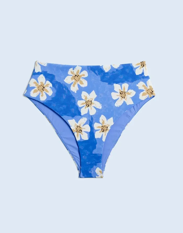 Swim Women Madewell Zulu and Zephyr Hawaii HighWaist Bikini Bottom Hawaii
