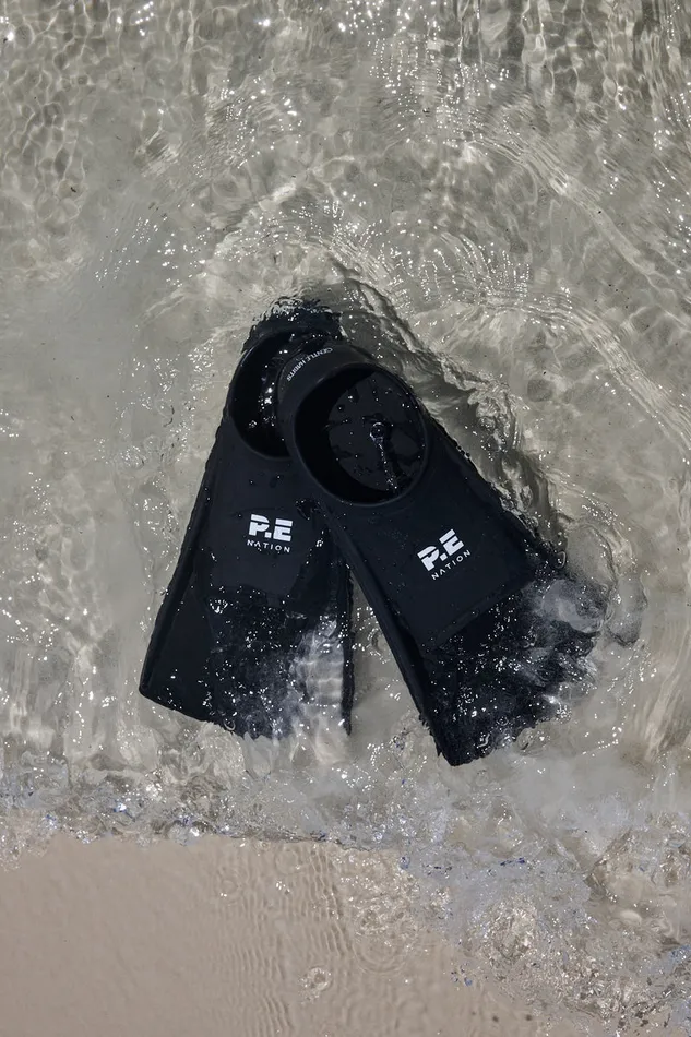 Swimwear PE NATION X GENTLE HABITS UNDERWATER FIN IN BLACK SM 8211 PE Nation Women Swimwear PE NATION X GENTLE HABITS UNDERWATER FIN IN BLACK SM 8211 PE Nation Women