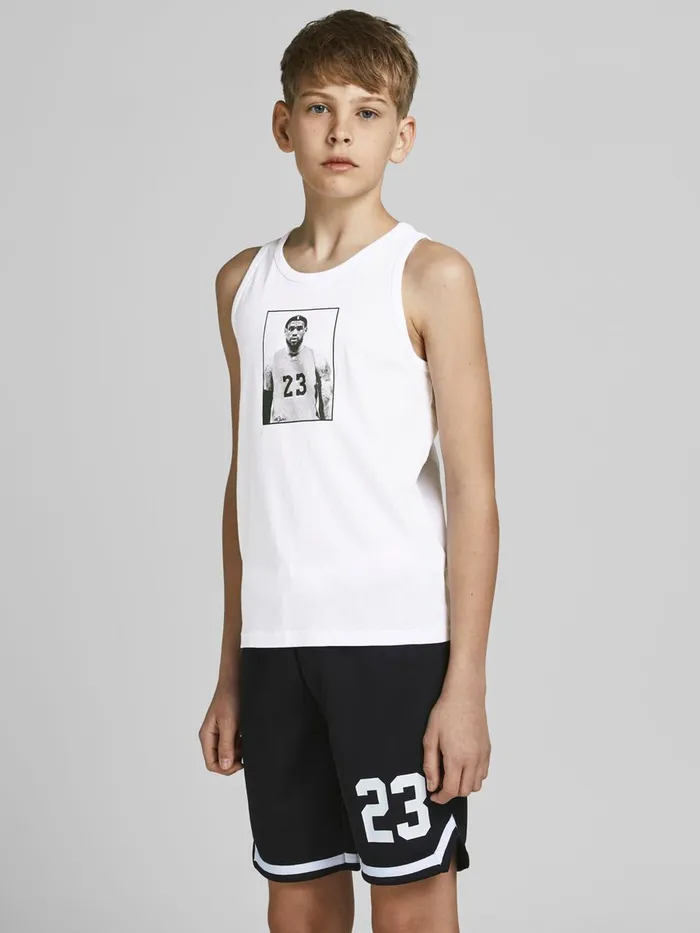 Tshirts JACK and JONES Junior BOYS BASKETBALL LEGENDS PRINT TANK TOP White White Online Tshirts JACK and JONES Junior BOYS BASKETBALL LEGENDS PRINT TANK TOP White White Online
