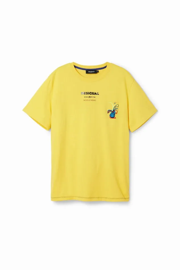 Tshirts Men Desigual No Es Lo Mismo Shortsleeve Tshirt Yellow