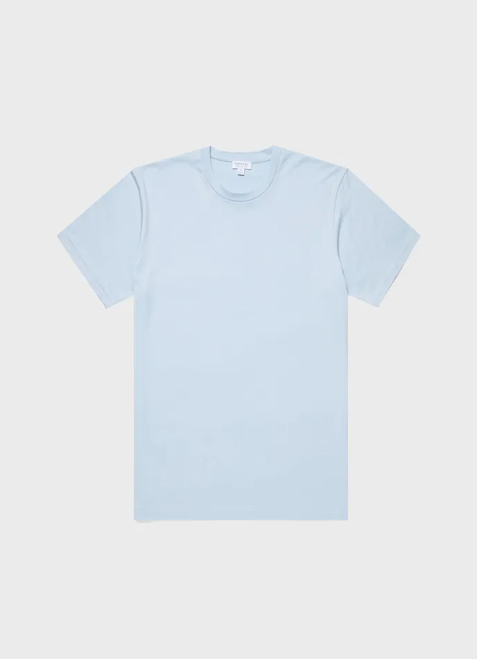 Tshirts ussunspel Men Riviera Midweight Tshirt Blue Mist