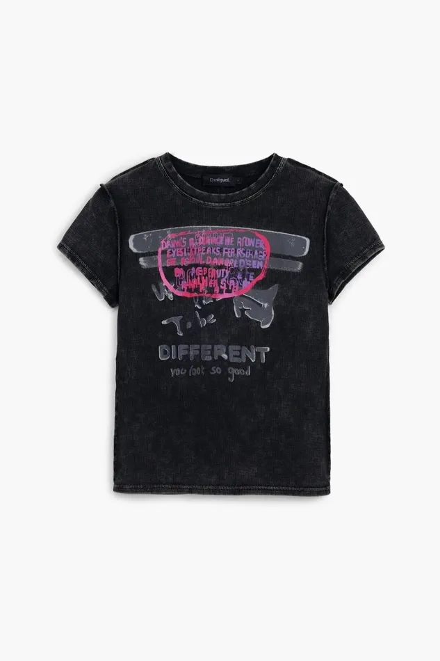 TShirts Women Desigual Tshirt Black