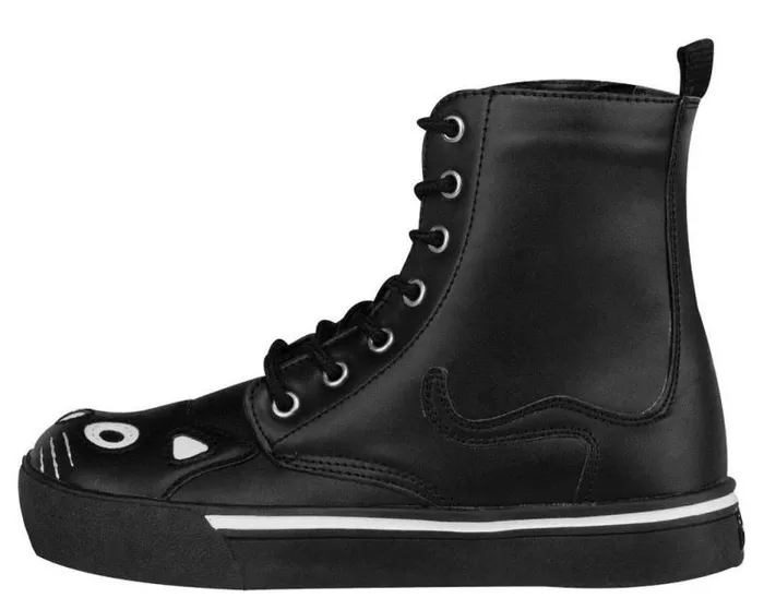 TUK Shoes Kitty Styles Women Black Kitty Sneaker Boot 8211 TUK Shoes TUK Shoes Kitty Styles Women Black Kitty Sneaker Boot 8211 TUK Shoes