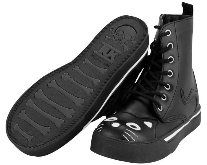 TUK Shoes Kitty Styles Women Black Kitty Sneaker Boot 8211 TUK Shoes TUK Shoes Kitty Styles Women Black Kitty Sneaker Boot 8211 TUK Shoes